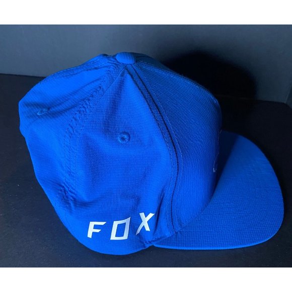 Fox Racing Adjustable Blue Snapback Yupoong SAMPLE Not For Resale Hat Cap TruDri - Picture 3 of 6